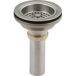 Kohler Duostrainer&reg; K-8801 Brass Sink Strainer, 4-1/2 inch, Vibrant Brushed Nickel