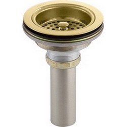 Kohler Duostrainer&reg; K-8801 Brass Sink Strainer, 4-1/2 inch, Vibrant Polished Brass