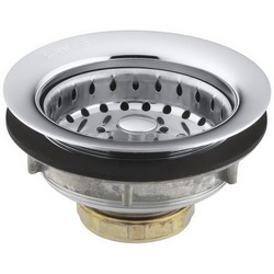 Kohler Duostrainer® K-8814 Stainless Steel and Brass Sink Strainer, 4-1/2 inch, Polished Chrome