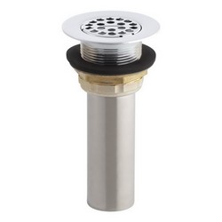 Kohler K-8820-CP Brass Sink Strainer, 3 inch, Polished Chrome