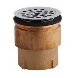 Kohler K-9147-CP Brass Service Sink Strainer, 3-3/4 inch, Polished Chrome