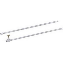 Kohler® K-9200 Brass Urinal Flush Pipe, 60 inch, Polished Chrome