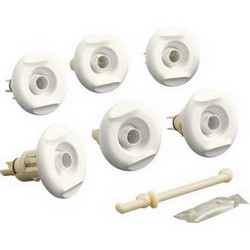 Kohler Flexjet™ K-9696 6-Jet Plastic Whirlpool Trim Kit, Biscuit