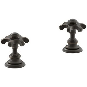 Kohler Artifacts™ K-98068-3M-2BZ Lavatory Prong Handles, Oil Rubbed Bronze