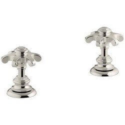 Kohler Artifacts™ K-98068-3M-SN Lavatory Prong Handles, Polished Nickel
