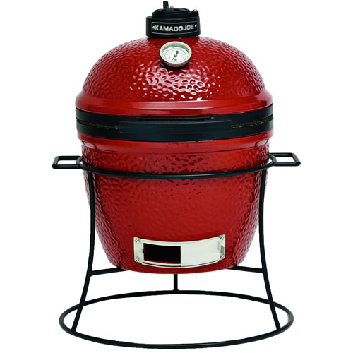 Kamado Joe&reg; Joe Jr Portable Ceramic Grill With Sturdy Stand, 13-1/2 inch, Red