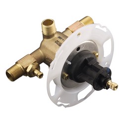 Kohler® Rite-Temp® K-P304-KS-NA Brass Pressure-Balancing Valve With Screwdriver Stops - Project Pack, 1/2 inch