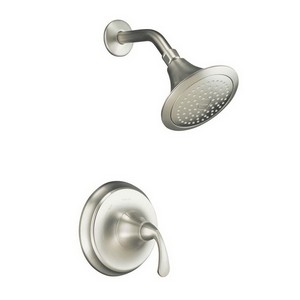Kohler Fort®, Rite-Temp® K-T10276-4-BN Rite-Temp® Press-Balancing ADA Lever Tub & Shower Faucet Trim, Vibrant Brushed Nickel
