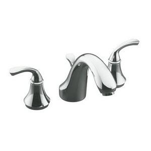 Kohler Fort® K-T10292-4-CP 2-Handle Tub or Deck-Mount Rim Valve Trim, Polished Chrome
