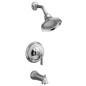 Kohler Bancroft® K-T10581-4-CP Rite-Temp® Tub & Shower Trim, Polished Chrome