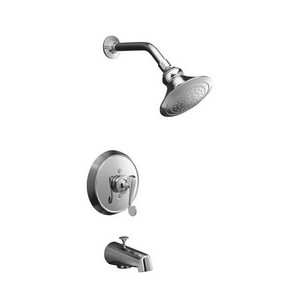 Kohler Revival® K-T16113-4-CP Revival® Rite-Temp™ 1-Hdl Tub & Shower Trim - Standard, Polished Chrome