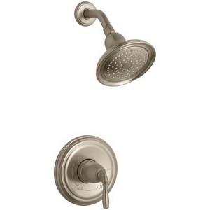 Kohler Devonshire®, Rite-Temp® K-T396-4-BV Rite-Temp™ ADA Lever Tub & Shower Trim, Vibrant Brushed Bronze