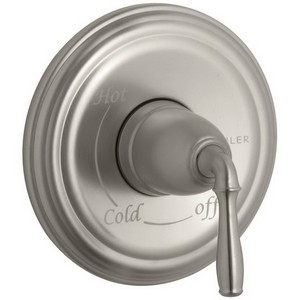 Kohler Devonshire® K-T397-4 Lever Handle Rite-Temp™ Pressure-Balancing Valve Trim, Vibrant Brushed Nickel