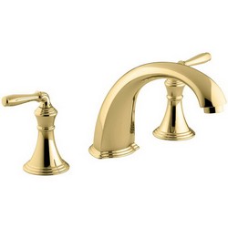 Kohler Devonshire® K-T398-4-PB 2-Handle Roman Tub Trim, Vibrant Polished Brass