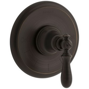Kohler Artifacts™ K-T72769-9M Lever Handle Thermostatic Valve Trim , Oil-Rubbed Bronze