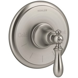 Kohler Artifacts™ K-T72769-9M Lever Handle Thermostatic Valve Trim , Brushed Nickel