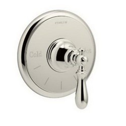 Kohler Artifacts™ K-T72769-9M Lever Handle Thermostatic Valve Trim , Polished Nickel