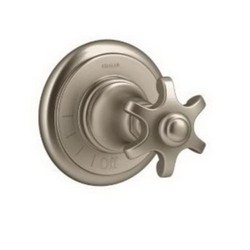 Kohler Artifacts™ K-T72771-3M Cross Handle Volume Control Valve Trim , Brushed Bronze