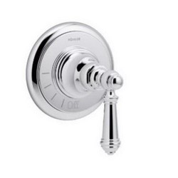 Kohler Artifacts™ K-T72771-4 Lever Handle Volume Control Valve Trim , Polished Chrome