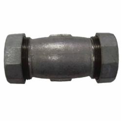 Galvanized Malleable Iron Long Coupling, 3/4 inch IPS x 3/4 inch IPS, Compression x Compression; 1 Pack/Carton