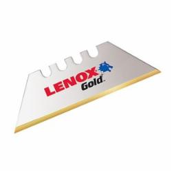 Lenox® 20350GOLD5C Trapezoidal Quick Change Utility Blade, 3/4 inch x 1 inch x 0.040 inch;5/PK