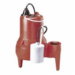 Liberty LE51A-2 1/4 HP 2 inch FNPT Automatic Sewage Pump, 115V, 12A, 25 ft Maximum Head