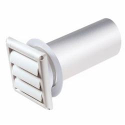 Deflect-O SVHAW4 SUPURR-VENT&reg; Plastic Louver Vent Hood With 12 inch Tailpiece, 4 inch