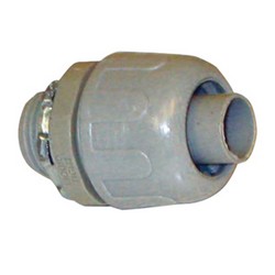 Mars® Liquid-Tight PVC Straight Non-Metallic Connector, 1/2 inch