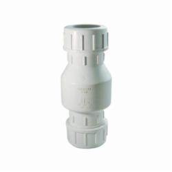 Liberty Pumps® CV2N1C Compression Check Valve, 1-1/4 in, Hose, PVC Body, Domestic