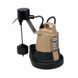 Liberty Pumps® S37 S30 Submersible Sump Pump, 1-1/2 in NPT Outlet, 1/3 hp, Aluminum/Poly, Import
