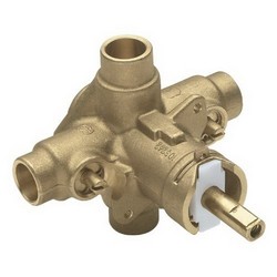 Moentrol® M-PACT Posi-Temp® 2570 Brass Pressure-Balancing Valve with Valve Stops, 1/2 inch CC