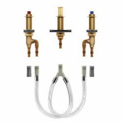 Moen 4793 2-Handle Adjustable Roman Tub Valve, 13 gpm At 45 PSI, 1/2 inch Inlet x 1/2 inch Outlet, CPVC, Pex