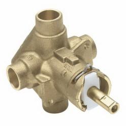 Moen 62320 M–Pact Posi-Temp® 1-Handle 4 Port Pressure Balancing Tub & Shower Valve, 1/2 inch CC Inlet x 1/2 inch CC Outlet
