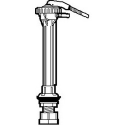 Mansfield 08 Anti-Siphon Ballcock, 10 inch