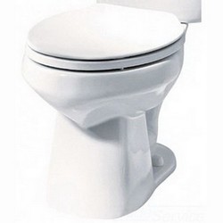 Mansfield 138 Alto™ 10 inch Rough-In Vitreous China Elongated Front Toilet Bowl, 1.6 gpf, White