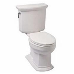 Mansfield 3106 Barrett HET Vitreous China Two-Piece Floor-Mount Tank And Cover Only For 4115 Bowl, 1.28 gpf, White; 1 Each