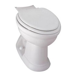 Mansfield 4197 Waverly 1.28™ Smart Height 12 inch Rough-In ADA Vitreous China Elongated Front Toilet Bowl, 1.28 gpf, White