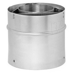 Corr/Guard® 3CGRLSV Stainless Steel Gas Vent Vertical Appliance Adapter, 4.90 inch x 5 inch x 3 inch