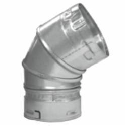 Metal Fab® 45 Deg Adjustable Double Wall Elbow, 4 inch