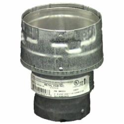 Metal Fab Round Draft Hood Connector, 3 inch, 5-1/2 inch H