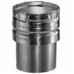 Metal Fab Round Draft Hood Connector, 4 inch, 4-7/8 inch H