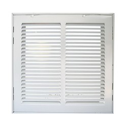 Metal Fab® RFG1212W Steel Return Air Filter Grille, 12 inch x 12 inch, White