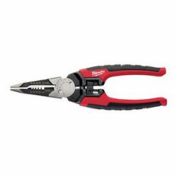 Milwaukee® 48-22-3069 6 in 1 Forged Alloy Steel Combination Plier, 10 to 18AWG x 7-1/2 inch