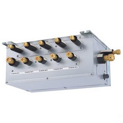 Mitsubishi Electric M-Series 5-Port Branch Box, 17-3/4 inch x 7-3/4 inch, Galvanized