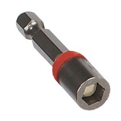 Malco® MSH Short Magnetic 6150 Steel Hex Drill Chuck Driver, 1/4 inch x 1-3/4 inch L; 10/Pack