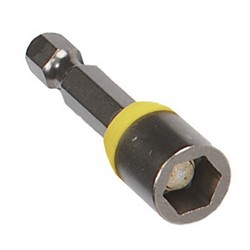 Malco® MSH Short Magnetic 6150 Steel Hex Drill Chuck Driver, 5/16 inch x 1-3/4 inch L; 10/Pack