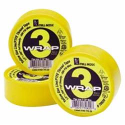 Mill-Rose 3-Wrap 70820 Teflon Thread Seal Tape, 1/2 inch x 260 inch x 0.004 inch, Yellow