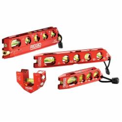 Ridgid 400 UM 4 Vial Aluminum Magnetic Torpedo Level, 9 inch L x 5-5/8 inch W