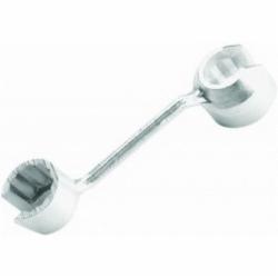 Viega 50631 Steel Zero Lead Compression Manabloc Wrench, 3/8 inch and 1/2 inch