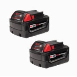 Milwaukee® 48-11-1822 M18™ Rechargeable Cordless Battery Pack, 3 Ah Lithium-Ion Battery, 18 VDC, For Use With Milwaukee® M18™ Cordless Power Tool